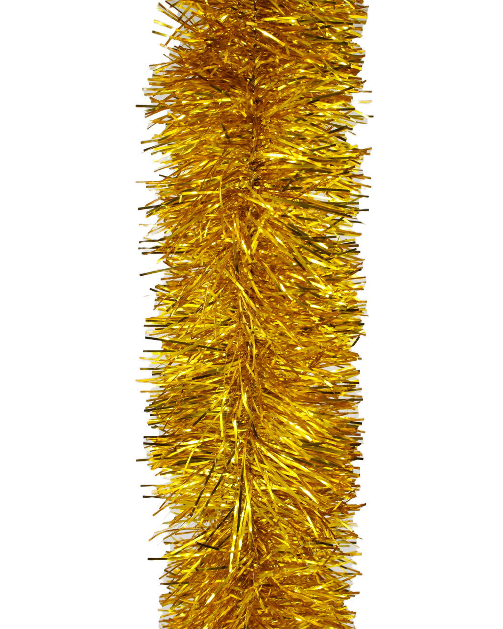 50m GOLD Christmas Tinsel 100mm wide
