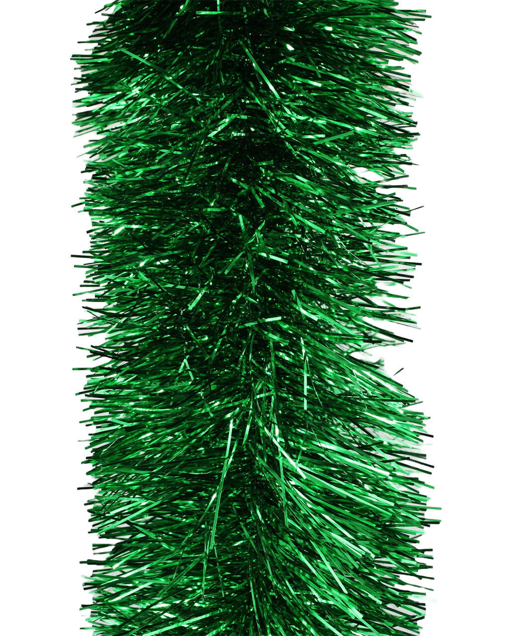 50m GREEN Christmas Tinsel 150mm wide