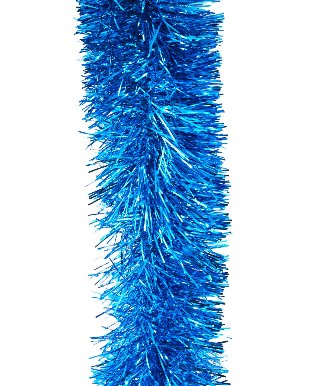 50m SKY BLUE Christmas Tinsel 75mm wide