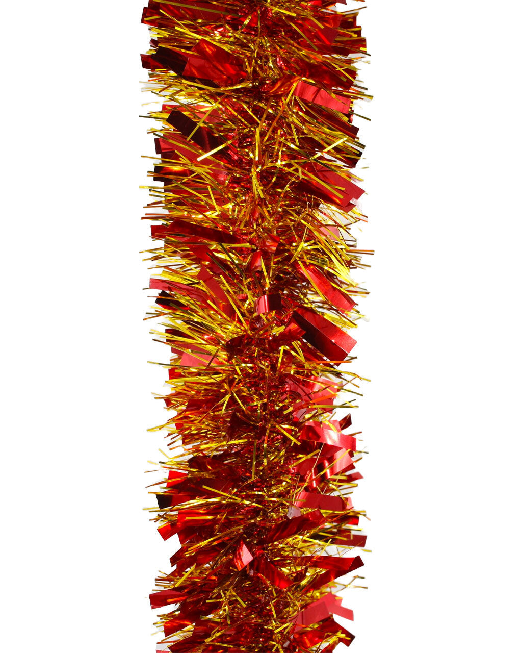 5m RED GOLD Mix  Christmas Tinsel 100mm wide